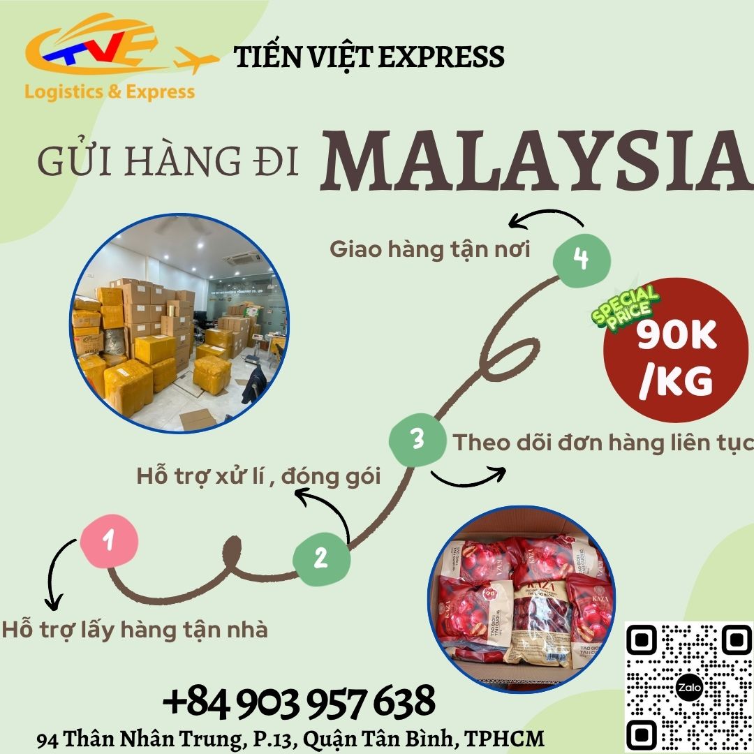Gửi hàng đi Malaysia - Tiến Việt Express